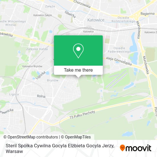 Steril Spółka Cywilna Gocyla Elżbieta Gocyla Jerzy map