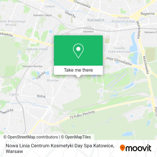 Nowa Linia Centrum Kosmetyki Day Spa Katowice map