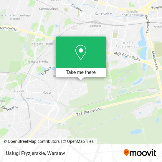 Карта Usługi Fryzjerskie
