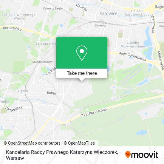 Kancelaria Radcy Prawnego Katarzyna Wieczorek map