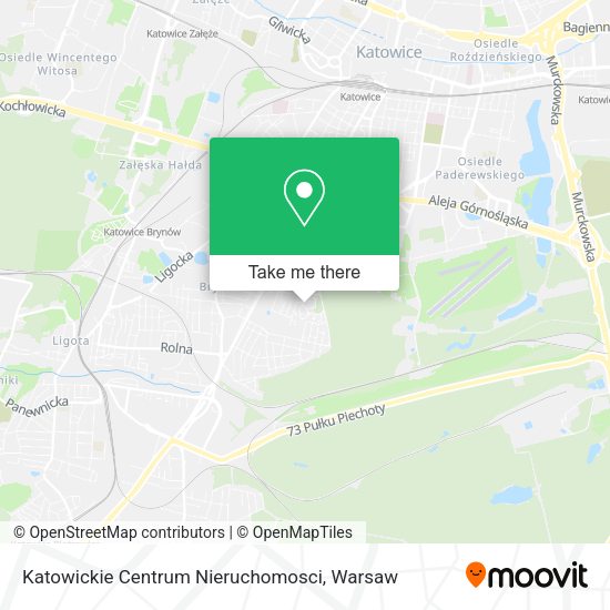 Katowickie Centrum Nieruchomosci map