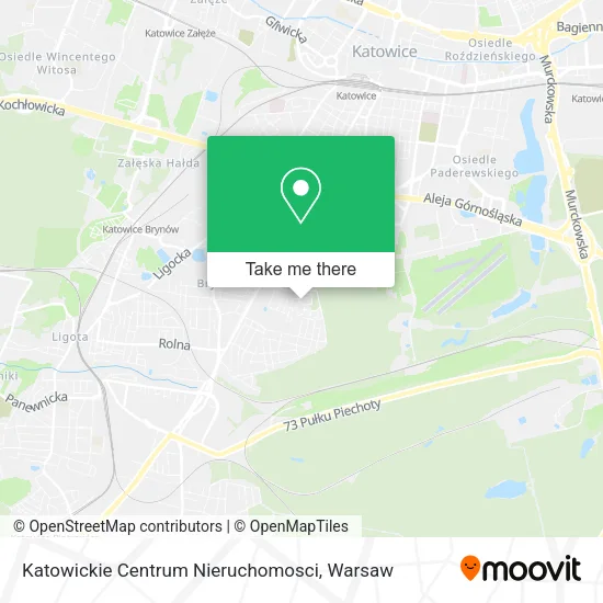 Карта Katowickie Centrum Nieruchomosci