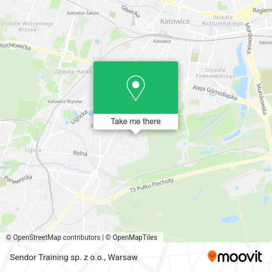 Карта Sendor Training sp. z o.o.