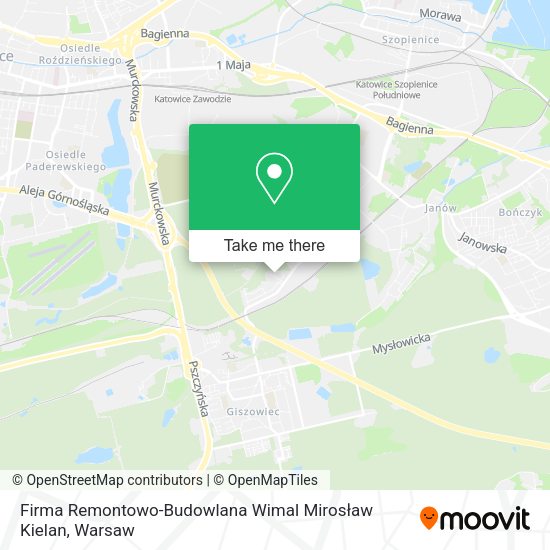 Firma Remontowo-Budowlana Wimal Mirosław Kielan map