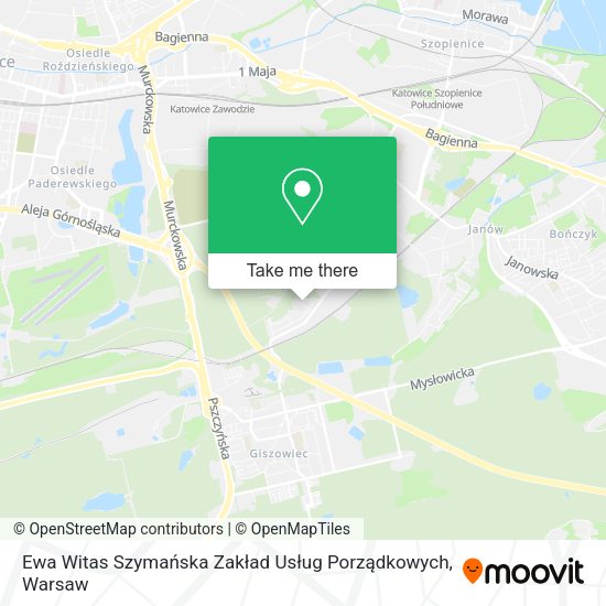 Ewa Witas Szymańska Zakład Usług Porządkowych map