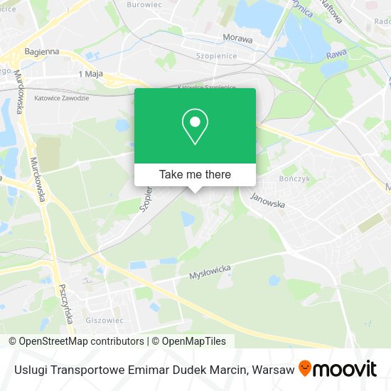 Uslugi Transportowe Emimar Dudek Marcin map