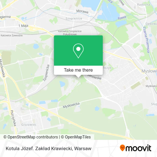 Карта Kotula Józef. Zakład Krawiecki
