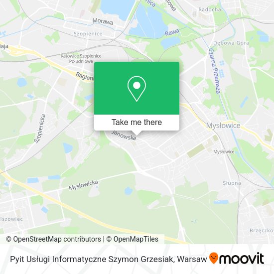Pyit Usługi Informatyczne Szymon Grzesiak map