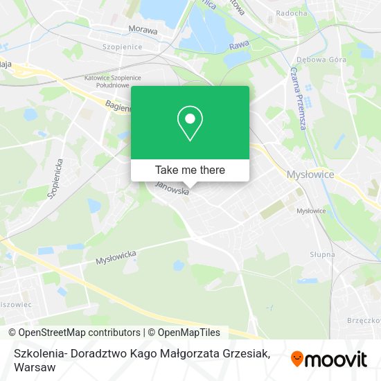 Szkolenia- Doradztwo Kago Małgorzata Grzesiak map