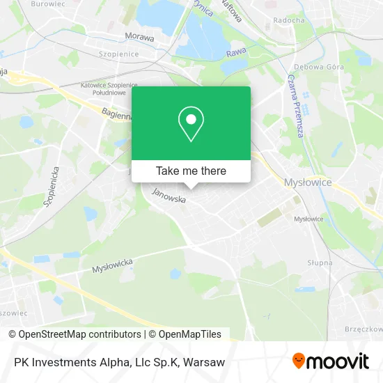 Карта PK Investments Alpha, Llc Sp.K