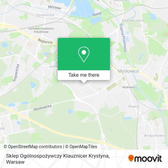 Sklep Ogólnospożywczy Klauznicer Krystyna map