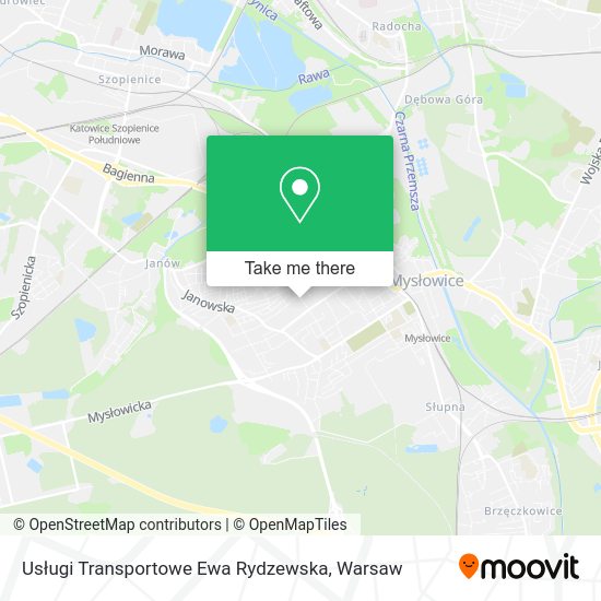 Usługi Transportowe Ewa Rydzewska map