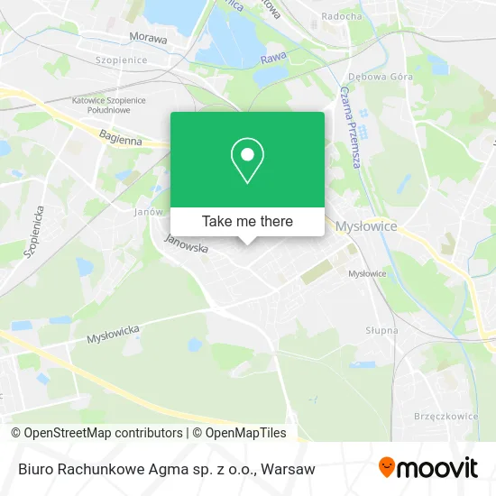Карта Biuro Rachunkowe Agma sp. z o.o.