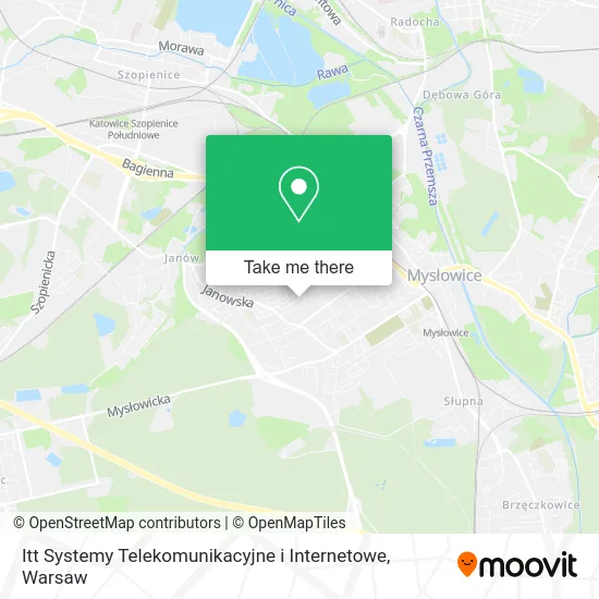 Карта Itt Systemy Telekomunikacyjne i Internetowe