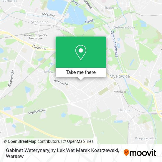 Gabinet Weterynaryjny Lek Wet Marek Kostrzewski map