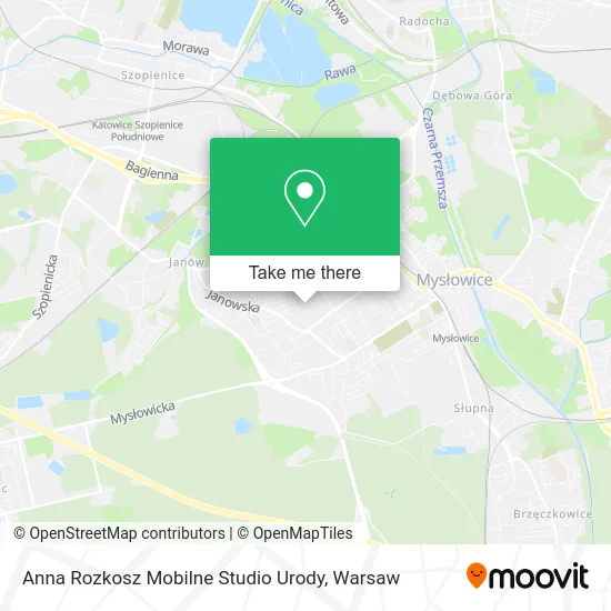 Карта Anna Rozkosz Mobilne Studio Urody