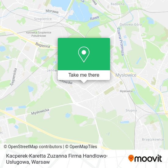 Kacperek-Karetta Zuzanna Firma Handlowo-Usługowa map