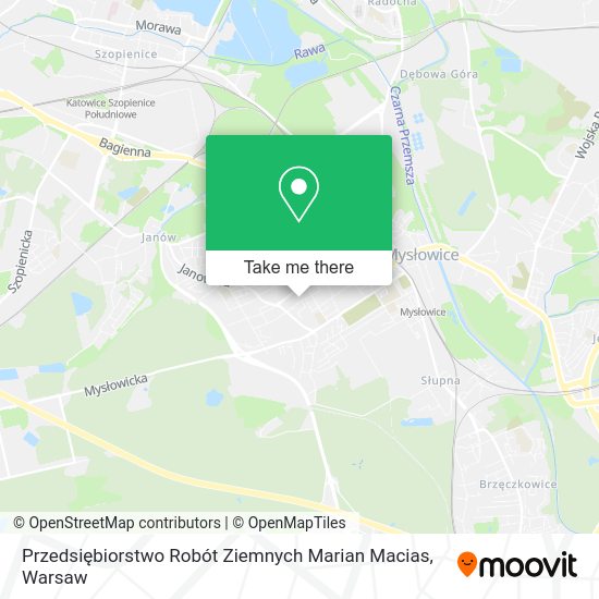 Przedsiębiorstwo Robót Ziemnych Marian Macias map