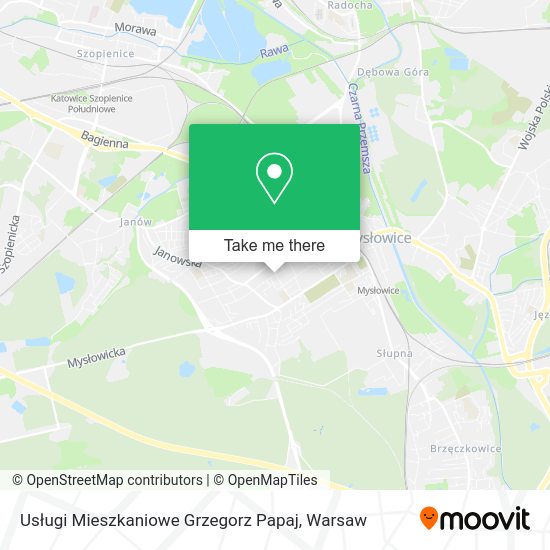 Usługi Mieszkaniowe Grzegorz Papaj map