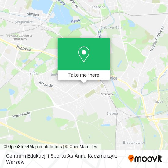 Centrum Edukacji i Sportu As Anna Kaczmarzyk map