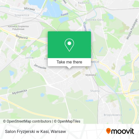 Salon Fryzjerski w Kasi map