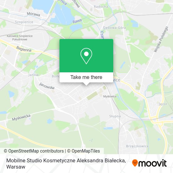 Mobilne Studio Kosmetyczne Aleksandra Białecka map