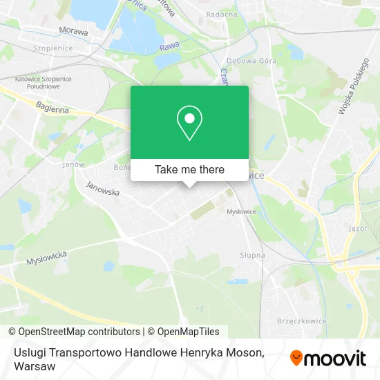 Uslugi Transportowo Handlowe Henryka Moson map