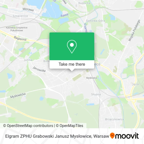 Elgram ZPHU Grabowski Janusz Mysłowice map