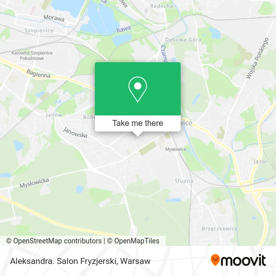 Aleksandra. Salon Fryzjerski map