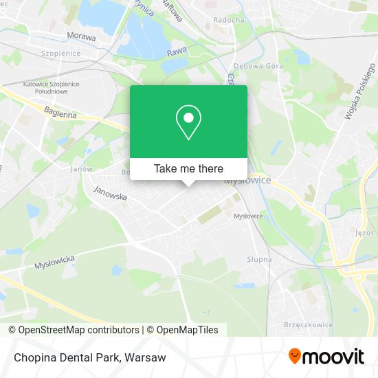 Chopina Dental Park map