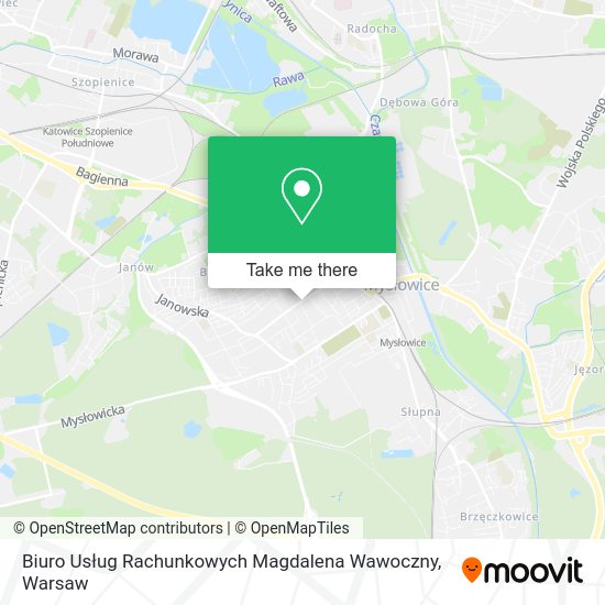 Biuro Usług Rachunkowych Magdalena Wawoczny map