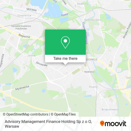 Advisory Management Finance Holding Sp z o O map