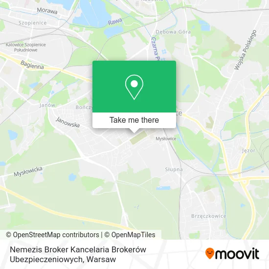 Nemezis Broker Kancelaria Brokerów Ubezpieczeniowych map