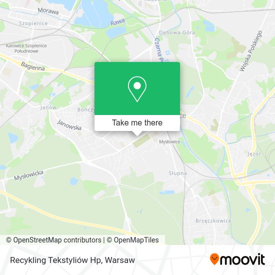 Recykling Tekstyliów Hp map