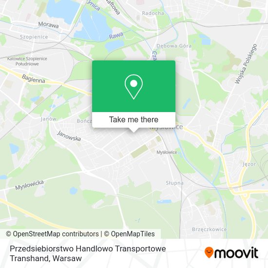 Карта Przedsiebiorstwo Handlowo Transportowe Transhand