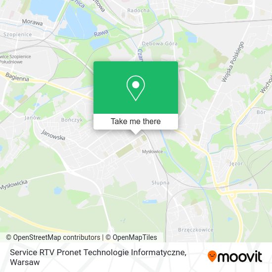 Service RTV Pronet Technologie Informatyczne map