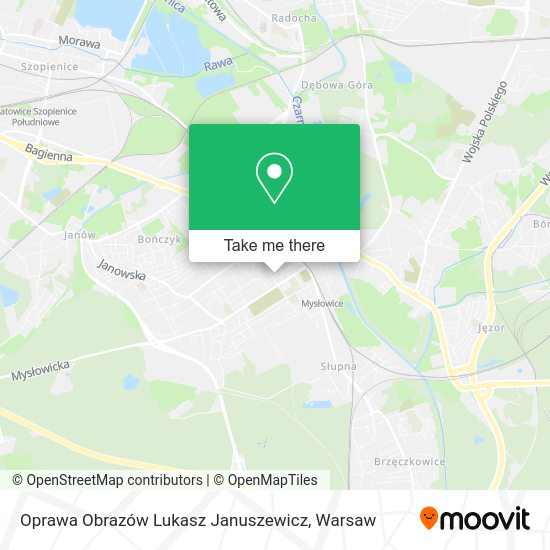 Oprawa Obrazów Lukasz Januszewicz map