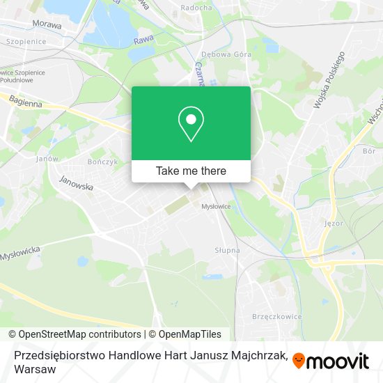 Przedsiębiorstwo Handlowe Hart Janusz Majchrzak map