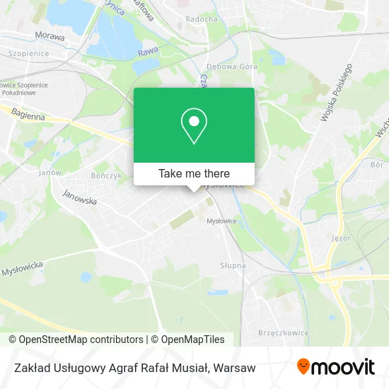 Zakład Usługowy Agraf Rafał Musiał map