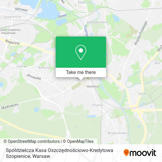 Spółdzielcza Kasa Oszczędnościowo-Kredytowa Szopienice map