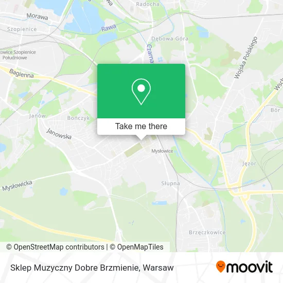 Sklep Muzyczny Dobre Brzmienie map