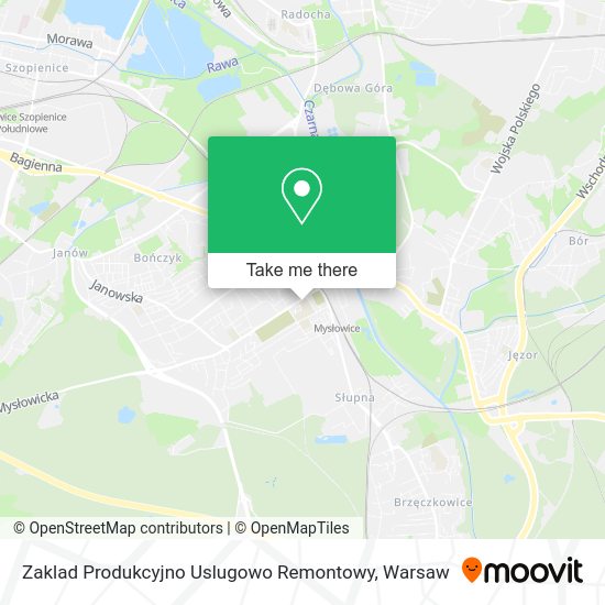 Zaklad Produkcyjno Uslugowo Remontowy map