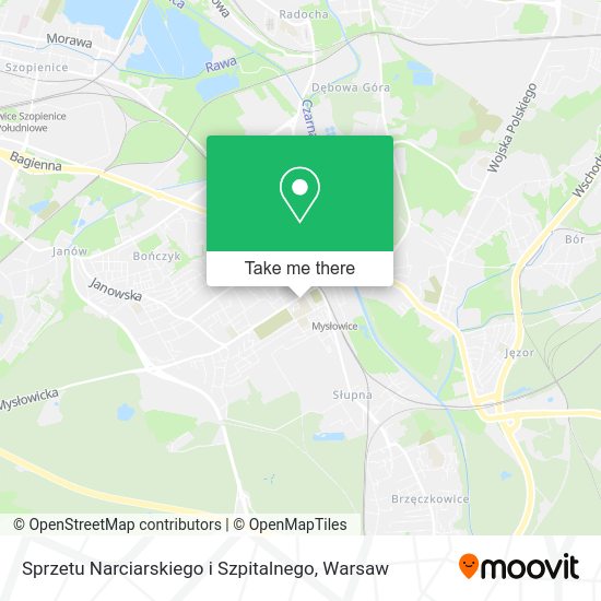 Sprzetu Narciarskiego i Szpitalnego map