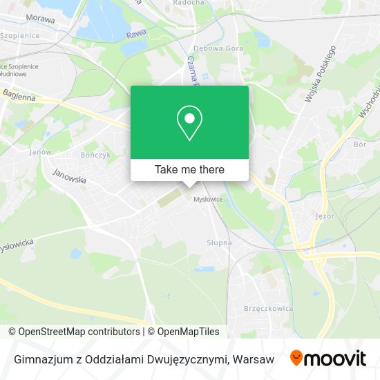 Gimnazjum z Oddziałami Dwujęzycznymi map