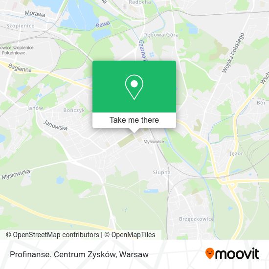 Profinanse. Centrum Zysków map