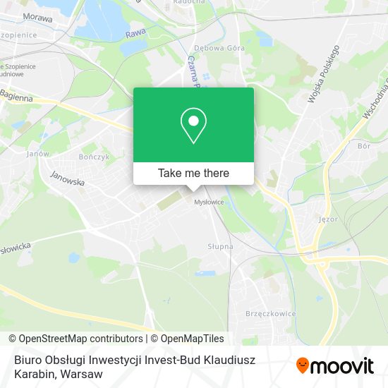 Biuro Obsługi Inwestycji Invest-Bud Klaudiusz Karabin map