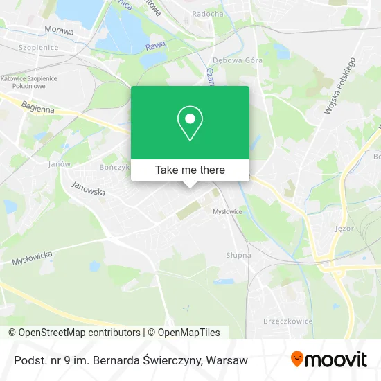 Карта Podst. nr 9 im. Bernarda Świerczyny
