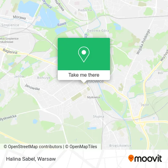 Карта Halina Sabel