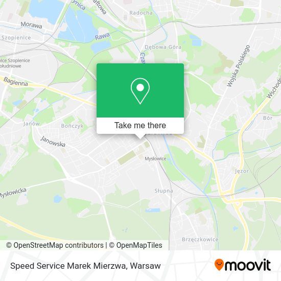 Speed Service Marek Mierzwa map