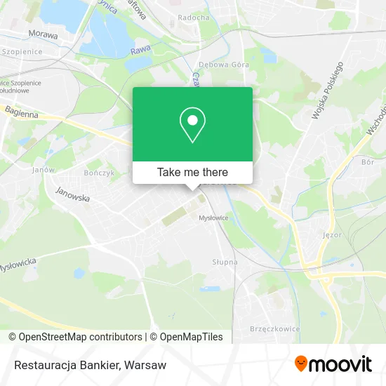 Карта Restauracja Bankier